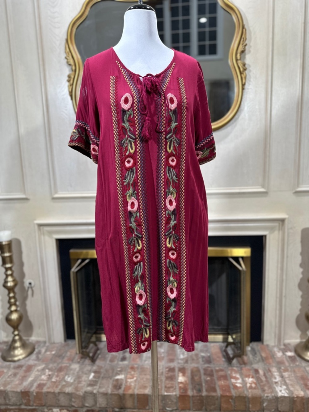 Orange Creek Dress Medium‎ Boho Southwestern Desert Chic